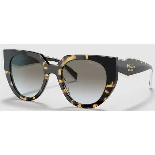 Prada Sunglasses PR14WS 01M0A7 52mm Tortoise Black / Grey Gradient Lens
