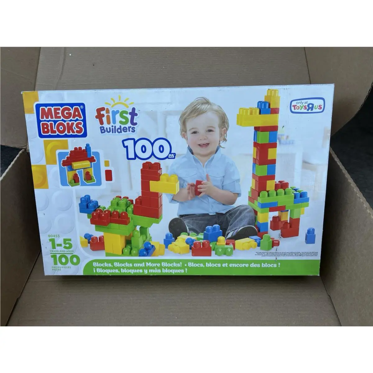 Mega Bloks 80453 First Builders 100 Pieces Toys R Us Exclusive