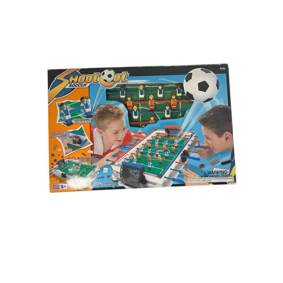 2001 Mega Bloks 335 PC Shootout Soccer 9180 Set - Vintage- Please Read