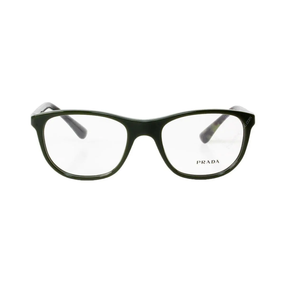 Prada Square Green Plastic Frame Men`s Eyewear 0PR 29SV-UF81O1
