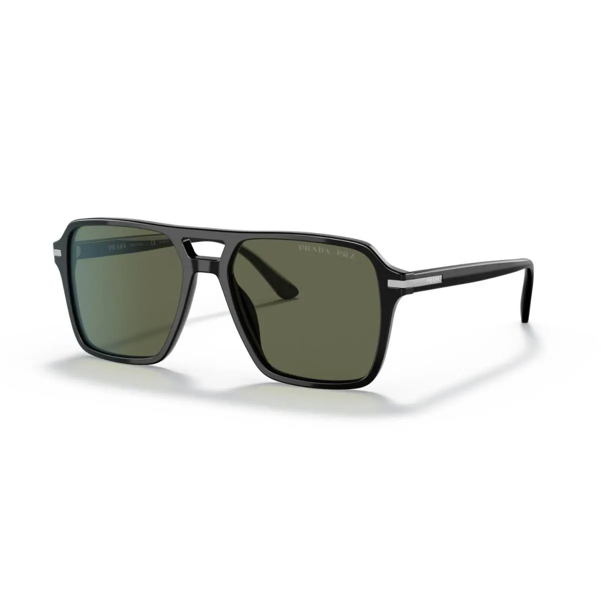 Prada PR 20YS Black/green Polarized 1AB03R Sunglasses