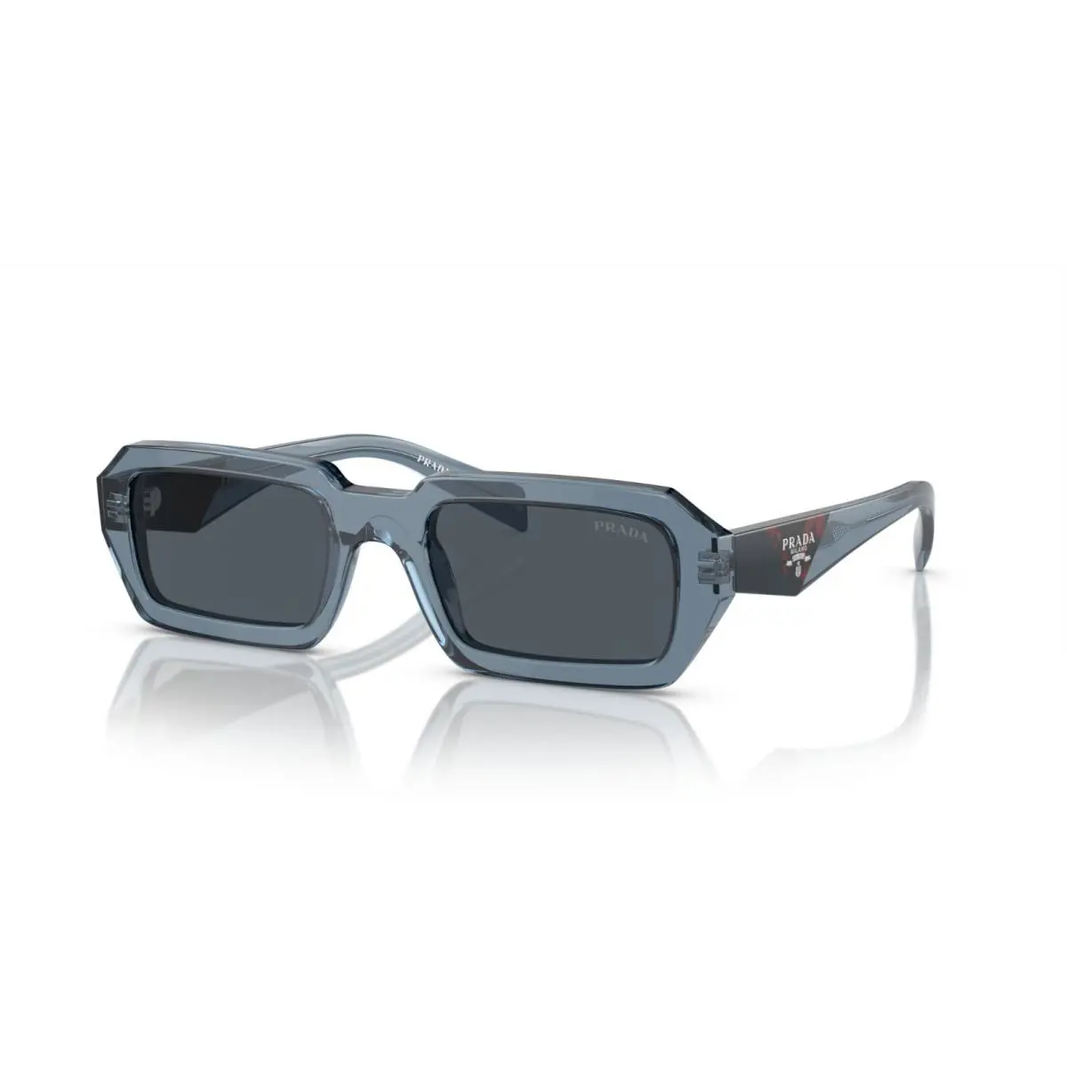 Prada PR A12S Transparent Blue/grey 19O/70B Sunglasses