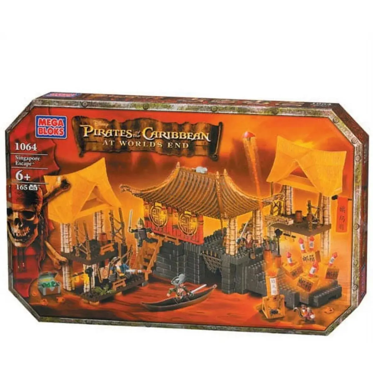 Mega Bloks Pirates OF The Caribbean Singapore Escape Figure Set 1064 Pyrates