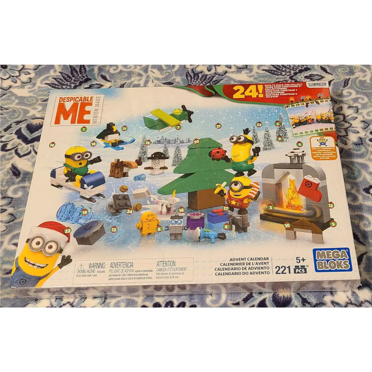 Mega Bloks Minions Movie Advent Calendar CPC57 2015 Package 5+++