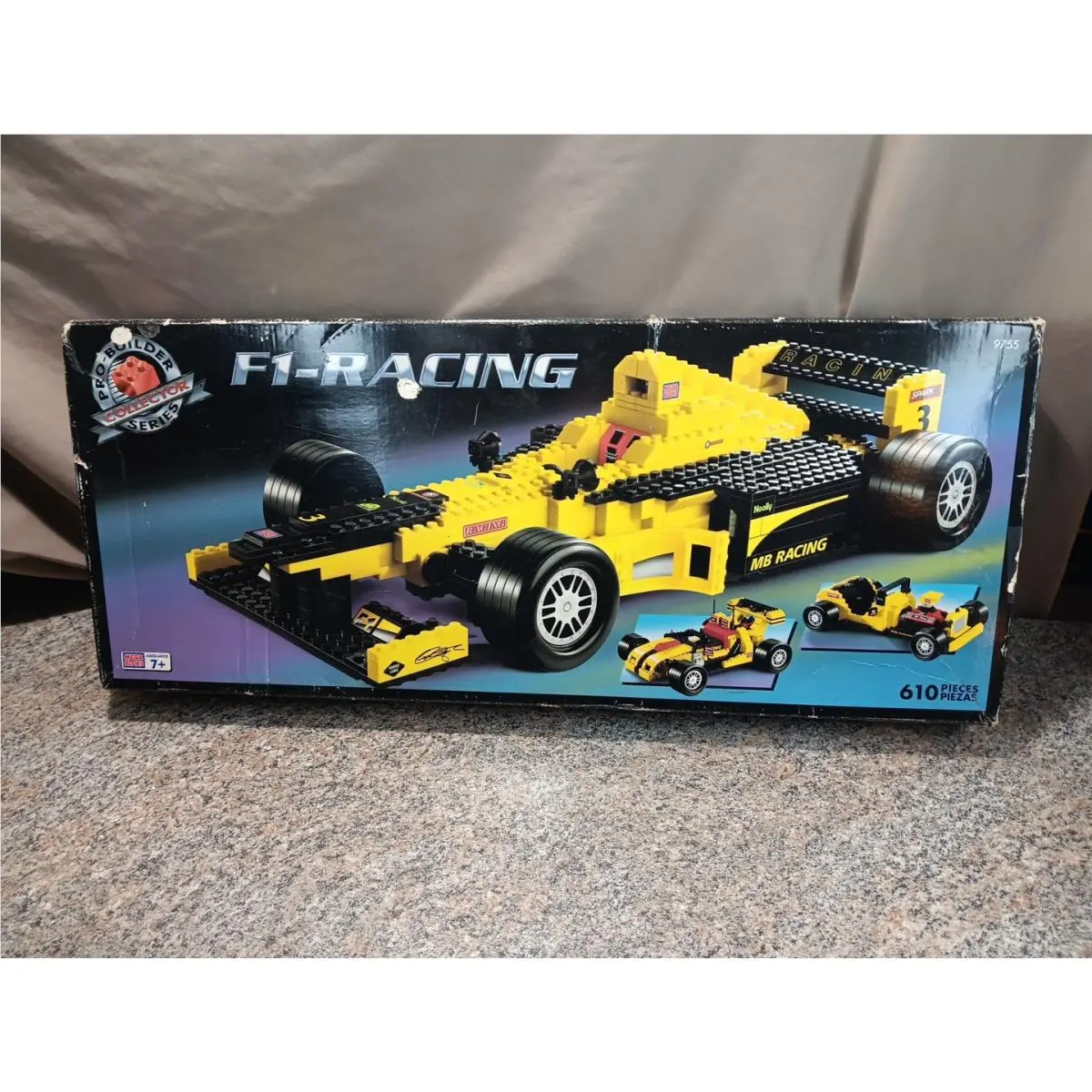 Vintage 1998 Mega Bloks F-1 Racing Car 9755 Box
