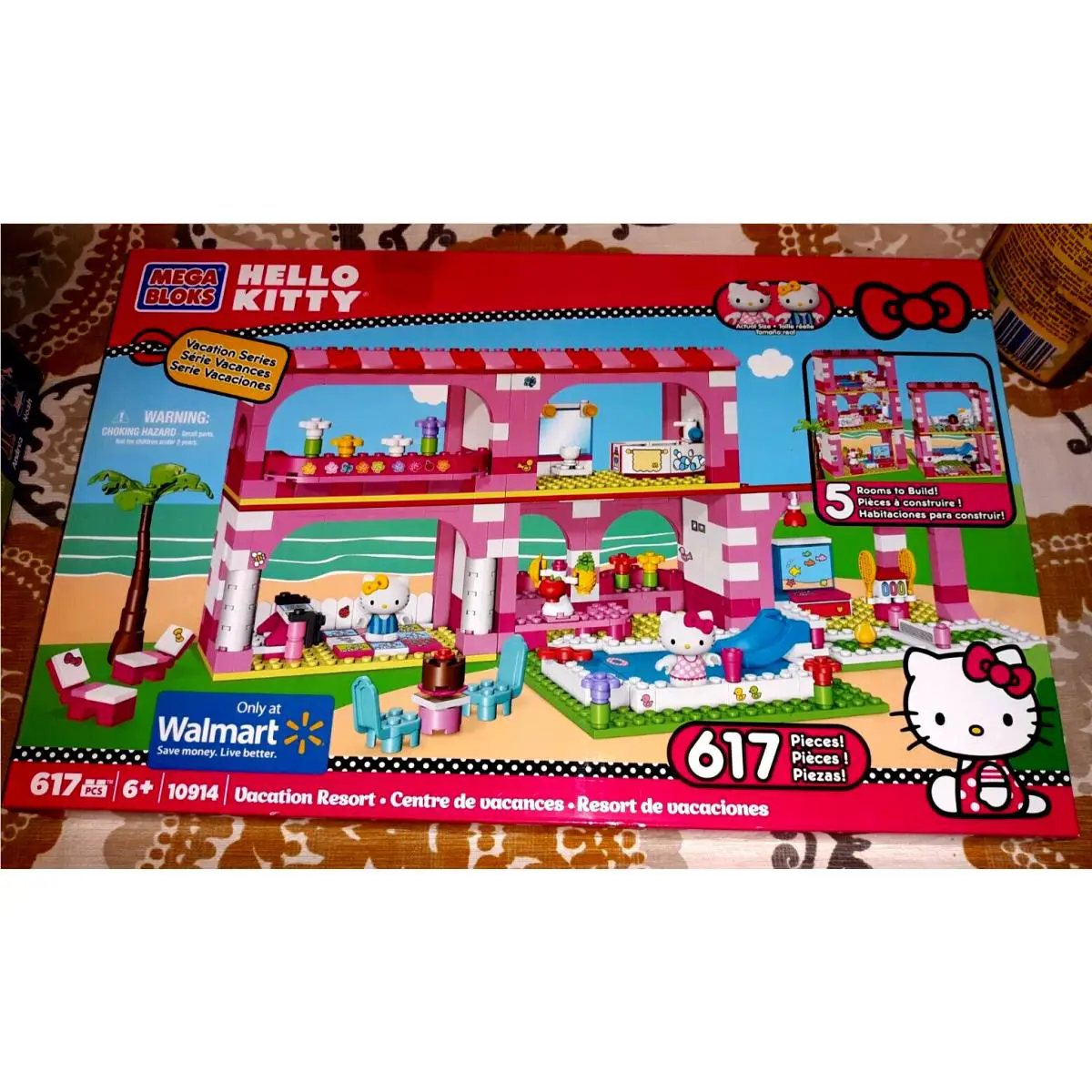 Mega Bloks 10914 Hello Kitty Exclusive Vacation Resort