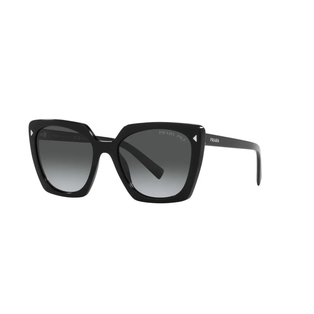 Prada PR 23ZS Black/grey Shaded Polarized 1AB-5W1 Sunglasses