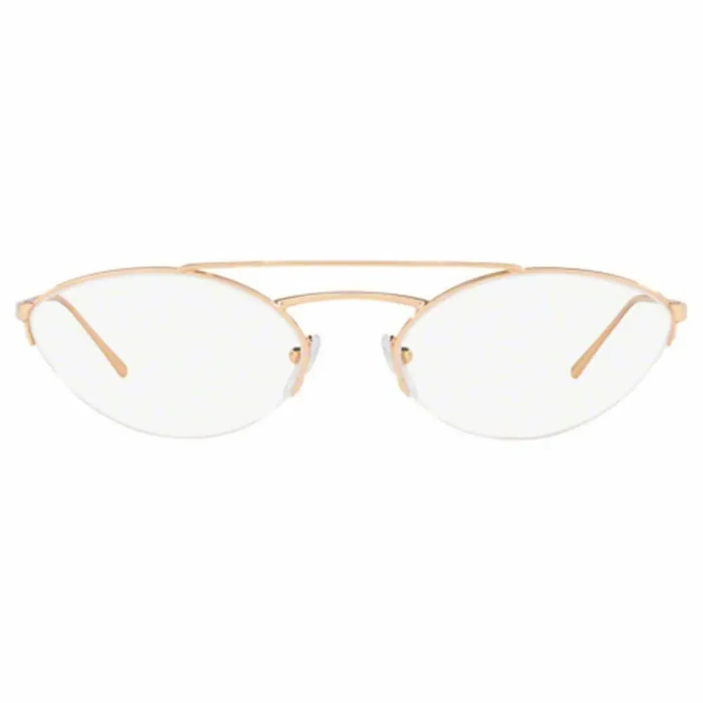 Prada Women`s Eyeglasses Pink Gold Frame W/demo Lens PR62VV SVF1O1