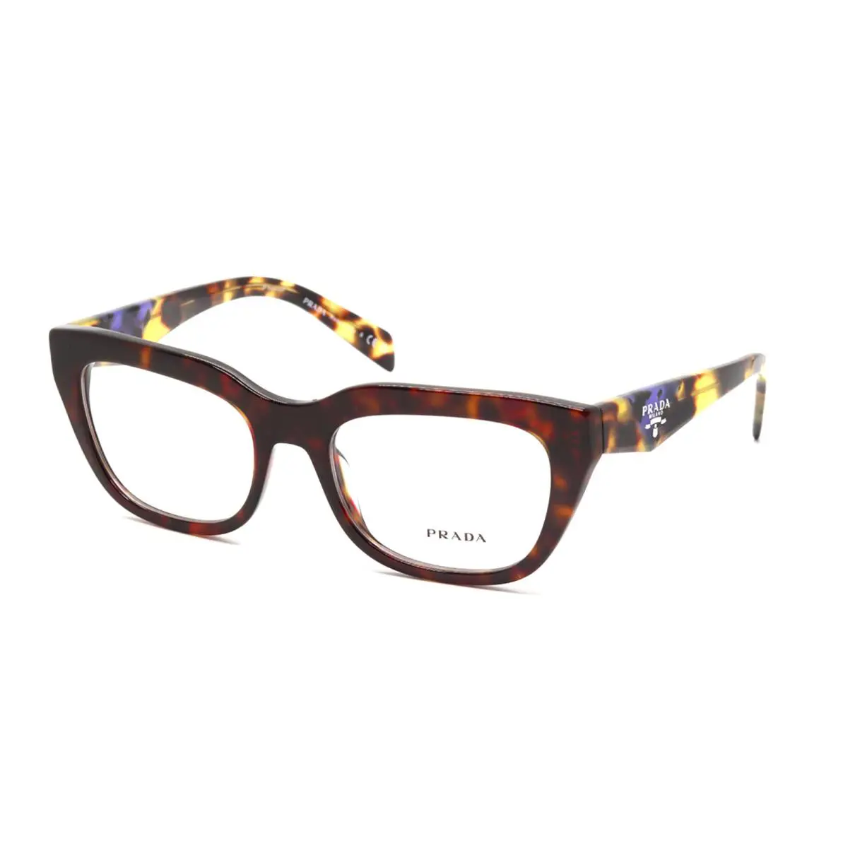 Prada Eyeglasses Vpr A06 17N-1O1 54-19 140 Large Havana Tortoise Frames