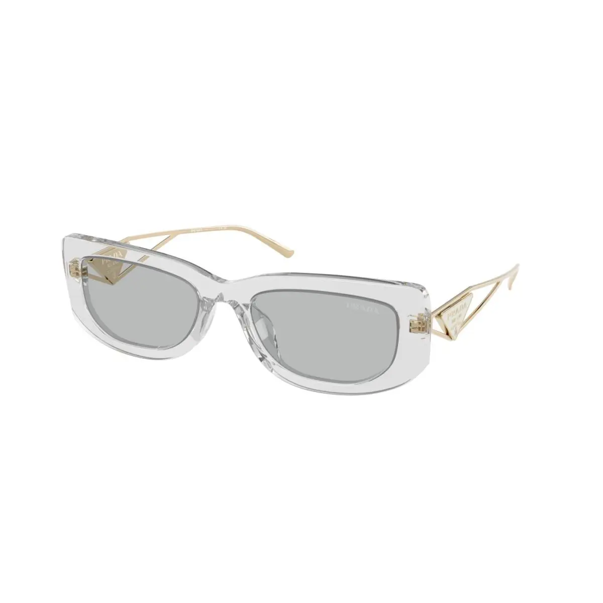 Prada PR 14YS Transparent Grey/light Grey 12R50K Sunglasses