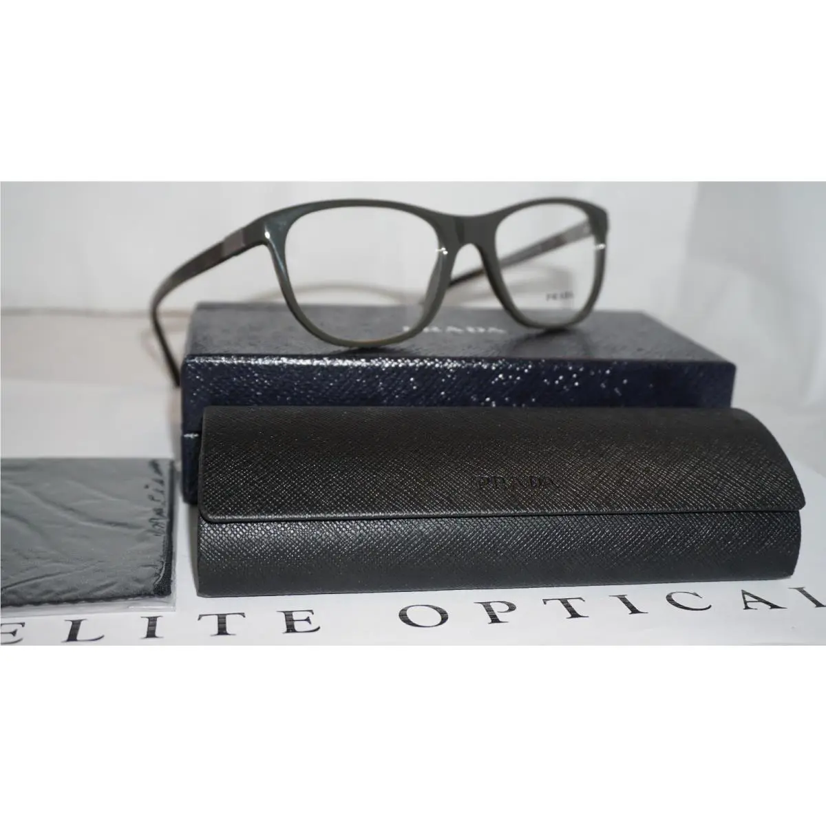 Prada Eyeglasses Olive Green Havana PR29SV UF81O1 52 19 140