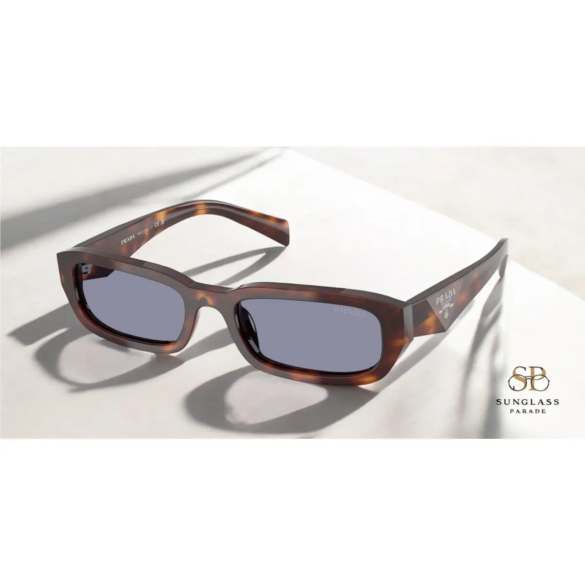 Prada PR B06S 15W03N Classic Tortoise Grey 53 mm Women`s Sunglasses