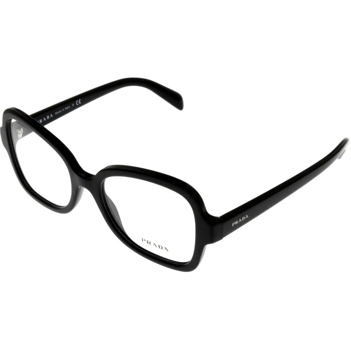 Eyewear Frame Black PR25SV 1AB101 Square Unisex by Prada