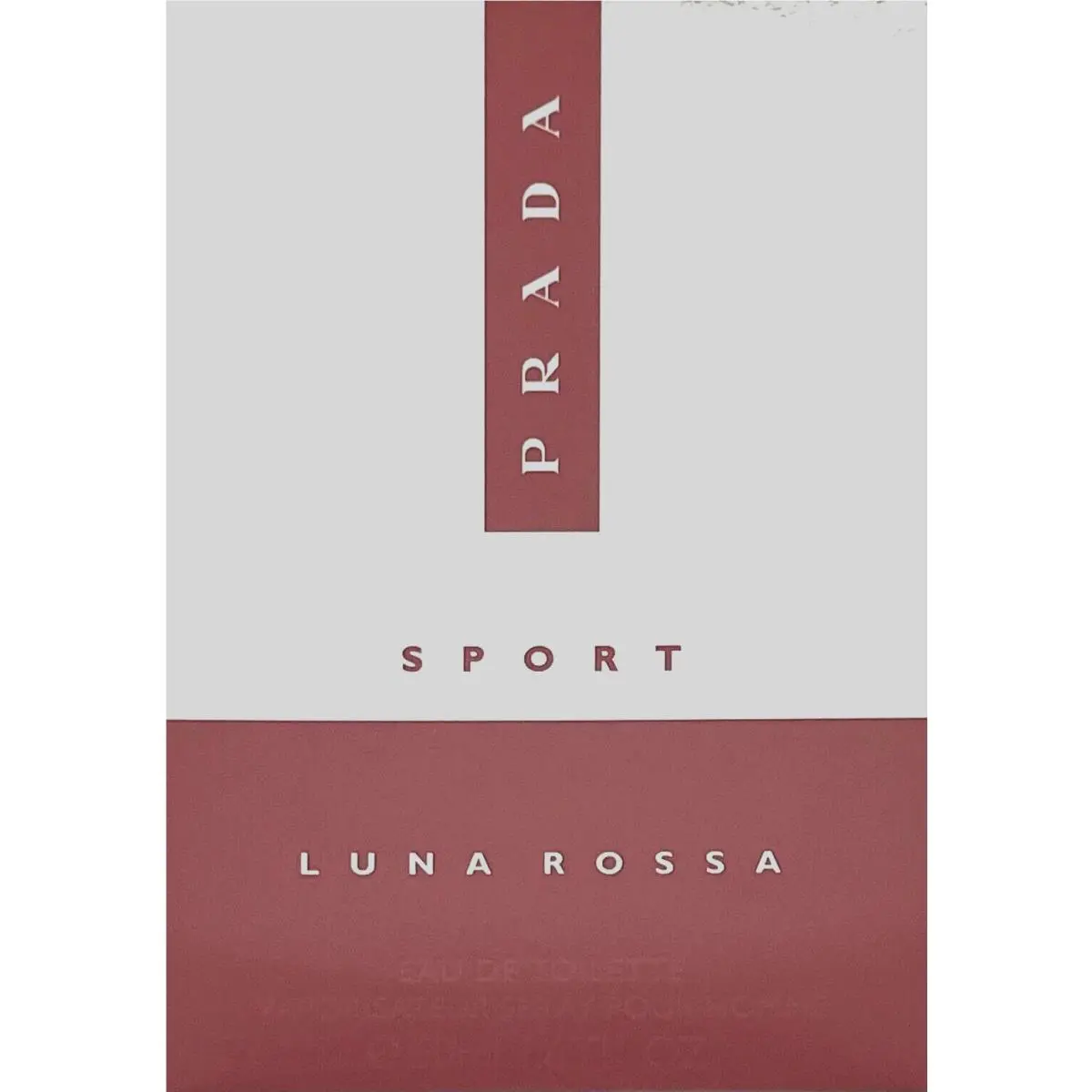 Prada Luna Rossa Sport Eau DE Toilette Spray Men 1.6 Oz / 50 ml