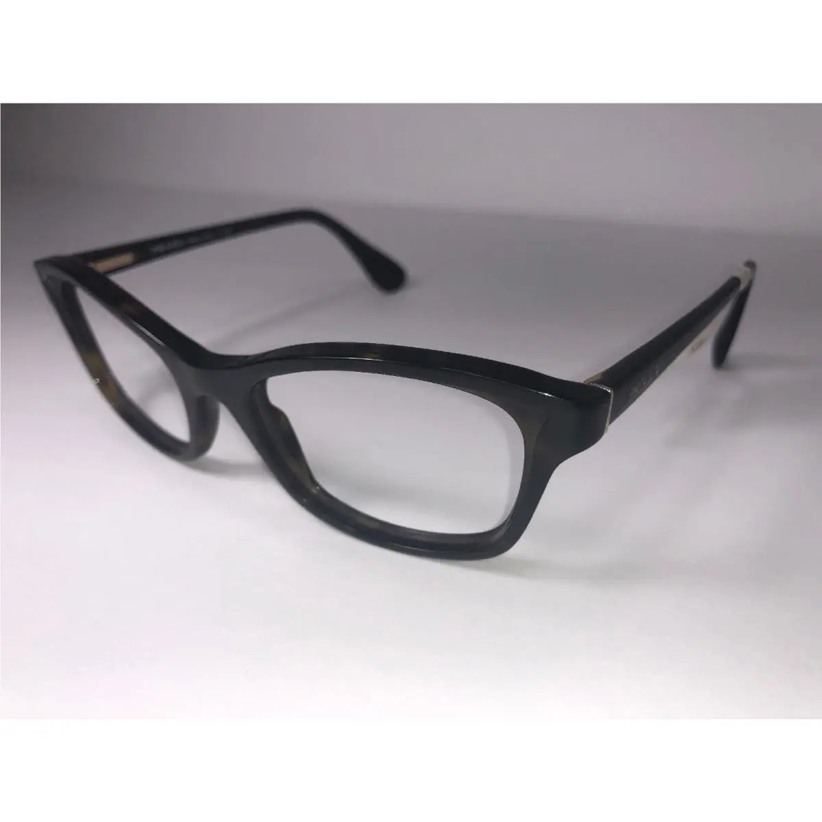 Prada Vpr 05P Eyeglasses 2AU-1O1 Havana Tortoise Designer Glasses Women’s Frame