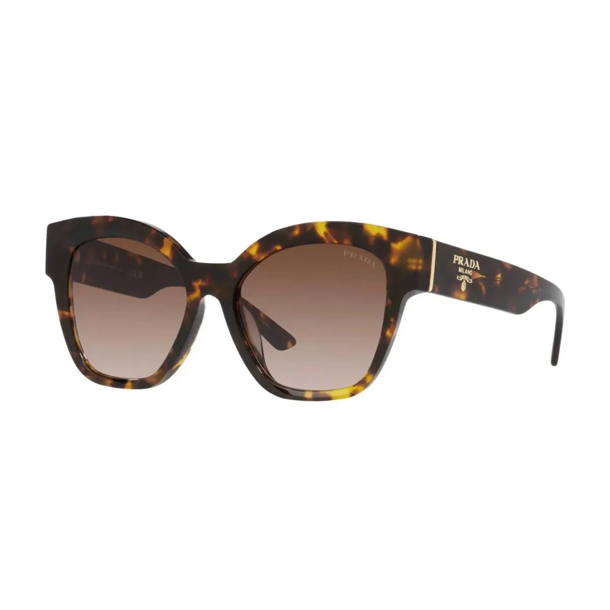 PR 17ZS Honey Havana/brown Shaded VAU-6S1 Sunglasses by Prada