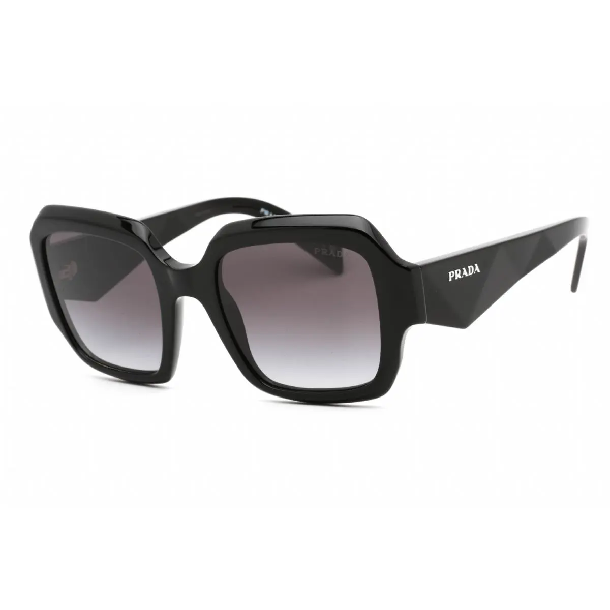 Prada Catwalk PR 28ZS 16K-90A Black Grey Gradient Women`s Sunglasses