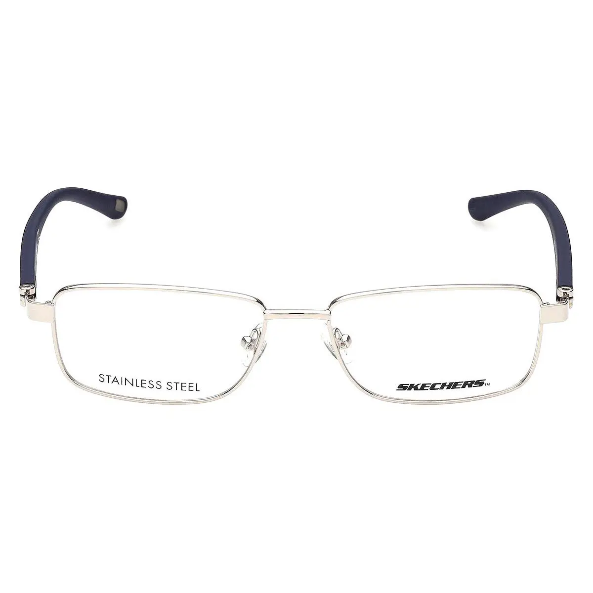 Skechers SE3303 Eyeglasses Men Shiny Light Nickeltin 57mm