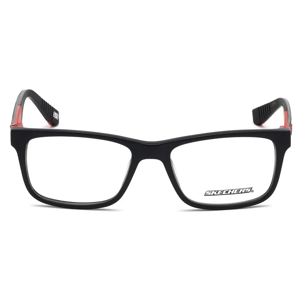 Skechers SE1158 Eyeglasses Kids Matte Black Geometric 50mm