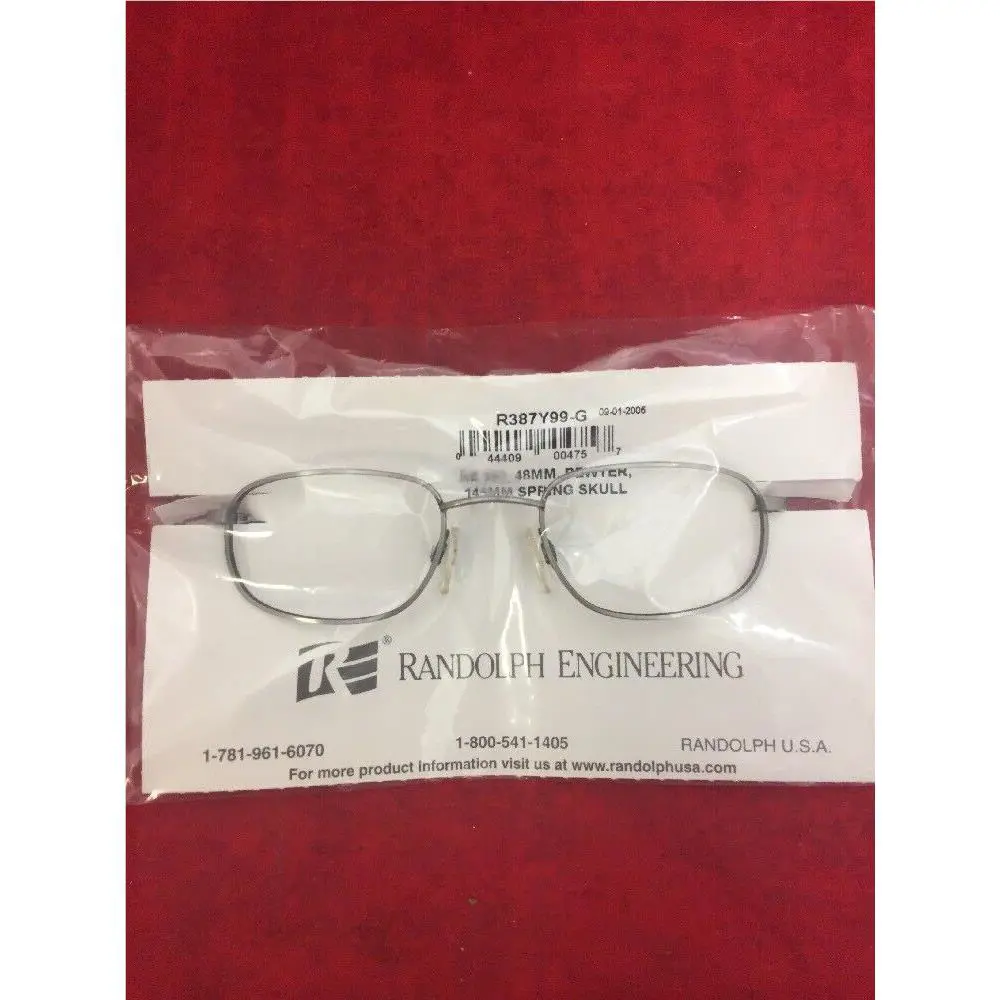 5 Pair Randolph Engineering R387Y99-G Pilot Pewter Frames 48-145mm Spring Skull