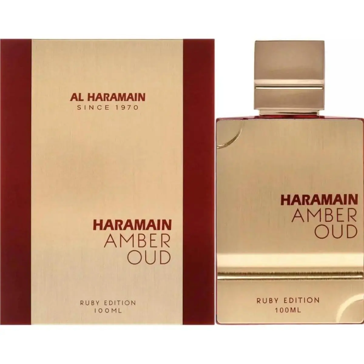 Amber Oud Ruby Edition by Al Haramain For Unisex Edp 3.3 / 3.4 oz