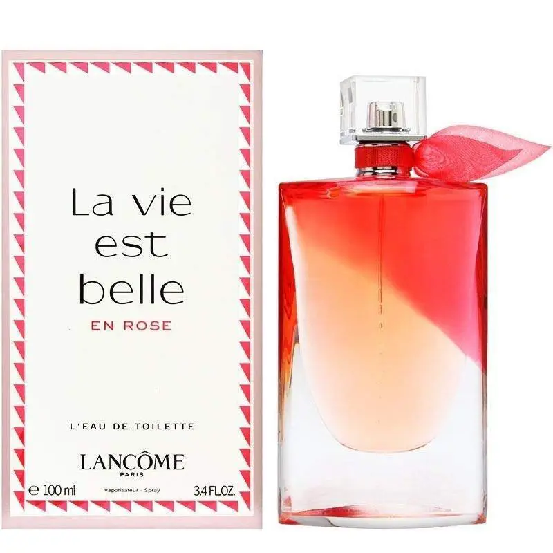 Lancome LA Vie Est Belle EN Rose Women`s Edt 3.4 oz