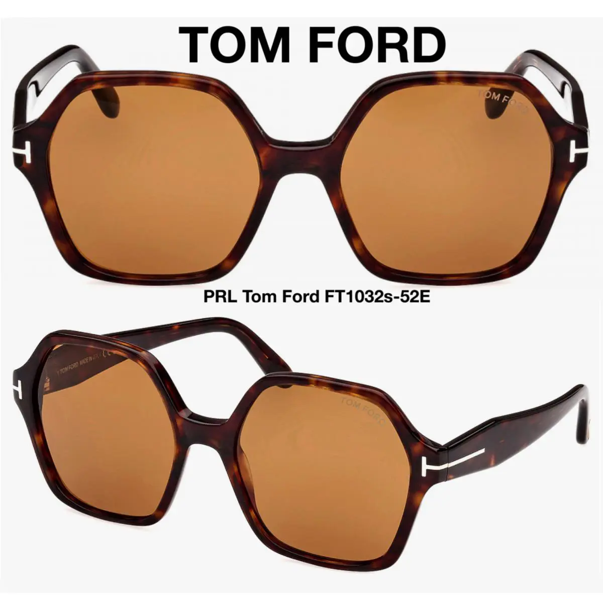 TF 1032s Romy Women`s Sunglasses FT 1032 Multiple Colors 56-19-140 52E (Dark Havana/Brown) by Tom Ford