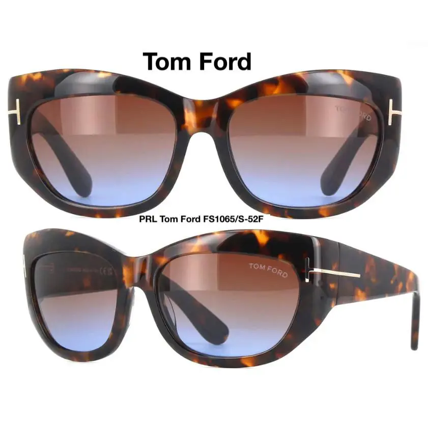TF 1065 Brianna Women`s Sunglasses Multiple Colors FT 1065 52F (Dark Havana/Brown) by Tom Ford