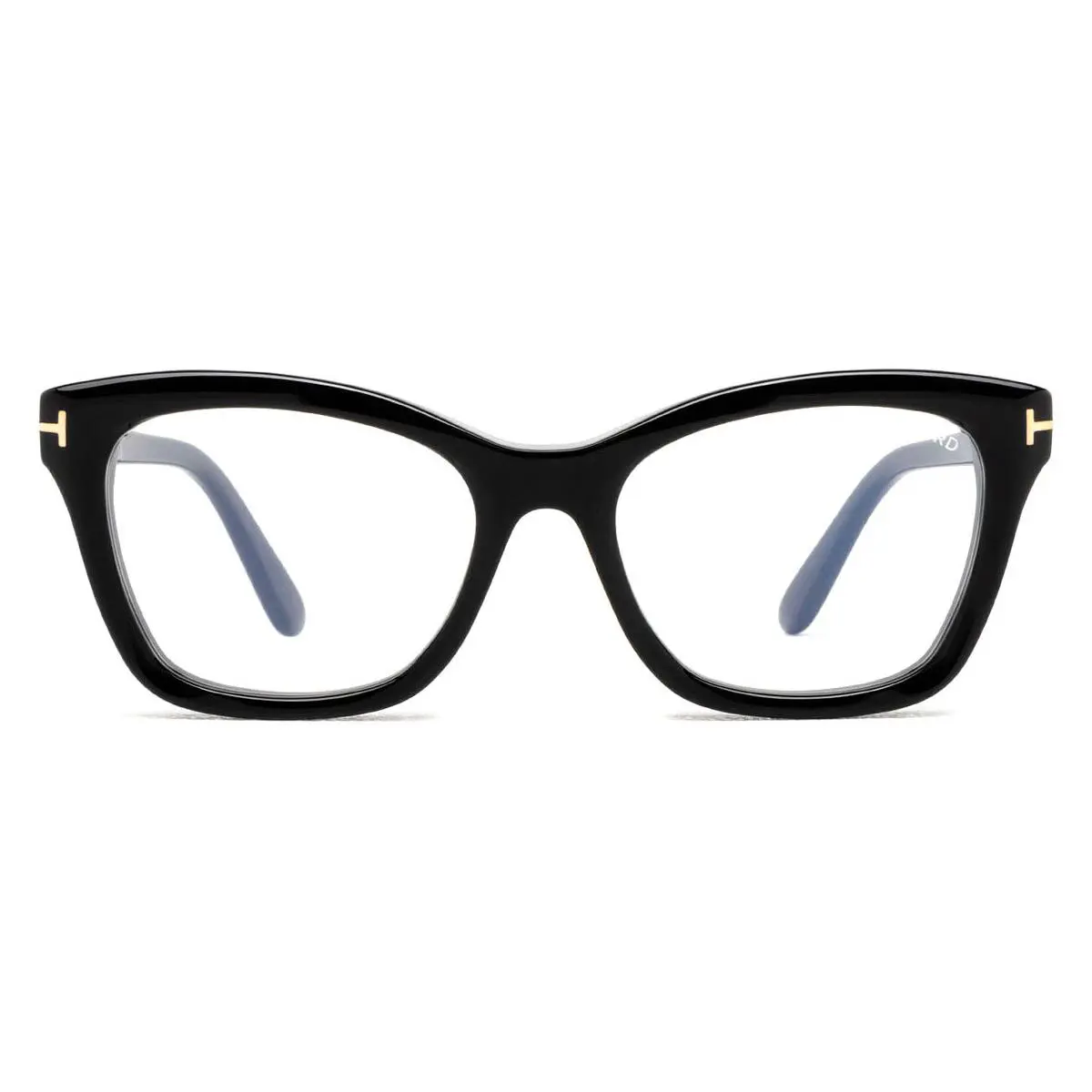Tom Ford FT5909-B Sunglasses Women Shiny Black 53mm