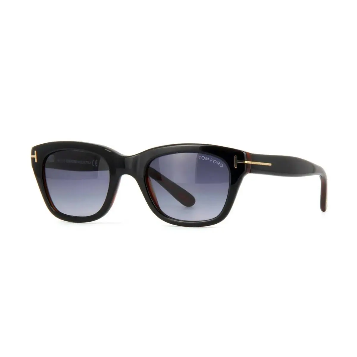 Tom Ford Snowdon FT 0237 Black Havana/grey Shaded 05B 52mm Sunglasses - Frame: Black Havana, Lens: Grey Shaded