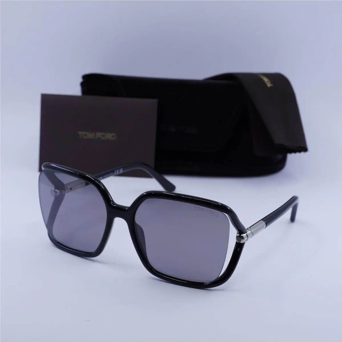 Tom Ford FT1089 01C Shiny Black/shiny Black 60-17-120 Sunglasses