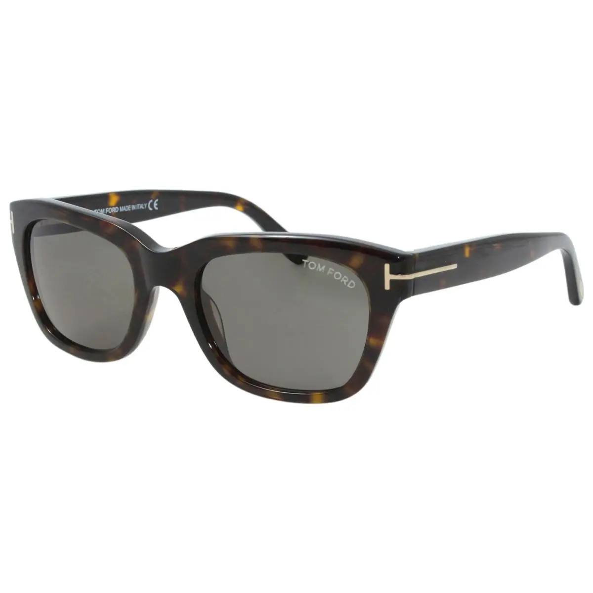 Tom Ford Snowdon TF237 TF/237 52N Dark Havana/gold Fashion Sunglasses 52mm - Frame: Brown, Lens: Green