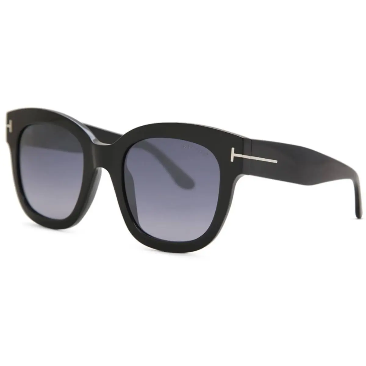 Tom Ford FT0613 01C Beatrix Black Acetate Square Sunglasses 52-22-140