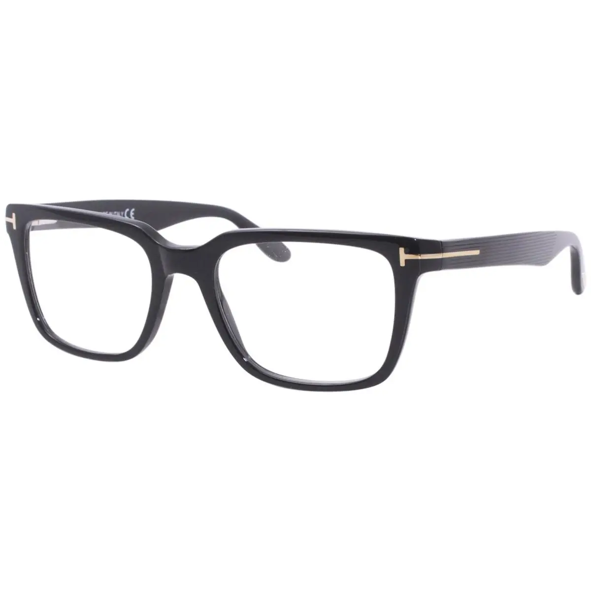 Tom Ford FT5304 001 Eyeglasses Shiny Black Full Rim Square Shape 54mm