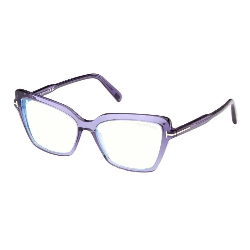 Tom Ford FT5948-B 081 Shiny Violet 55mm Eyeglasses