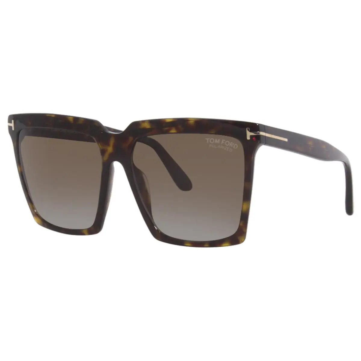 Tom Ford Sabrina Sunglasses FT0764 52H Havana/black Oversized Polarized TF 0764