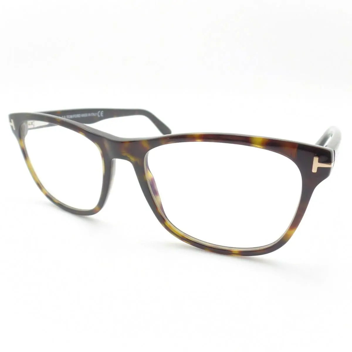 Tom Ford 5662 052 56m Dark Havana Eyeglasses Frames Blue Block Lens