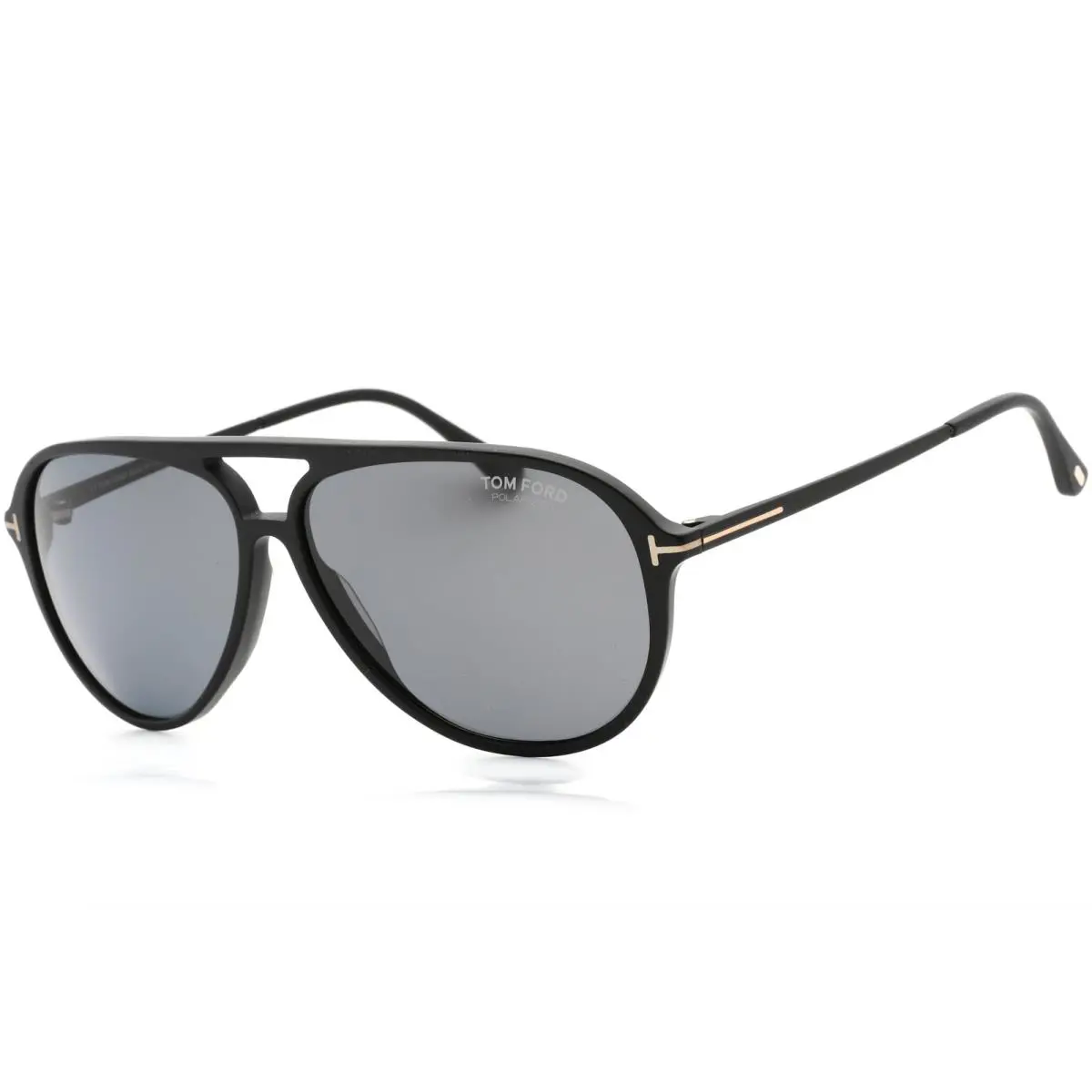 Tom Ford Samson FT0909 02D Matte Black Polarized Smoke 62 mm Men`s Sunglasses