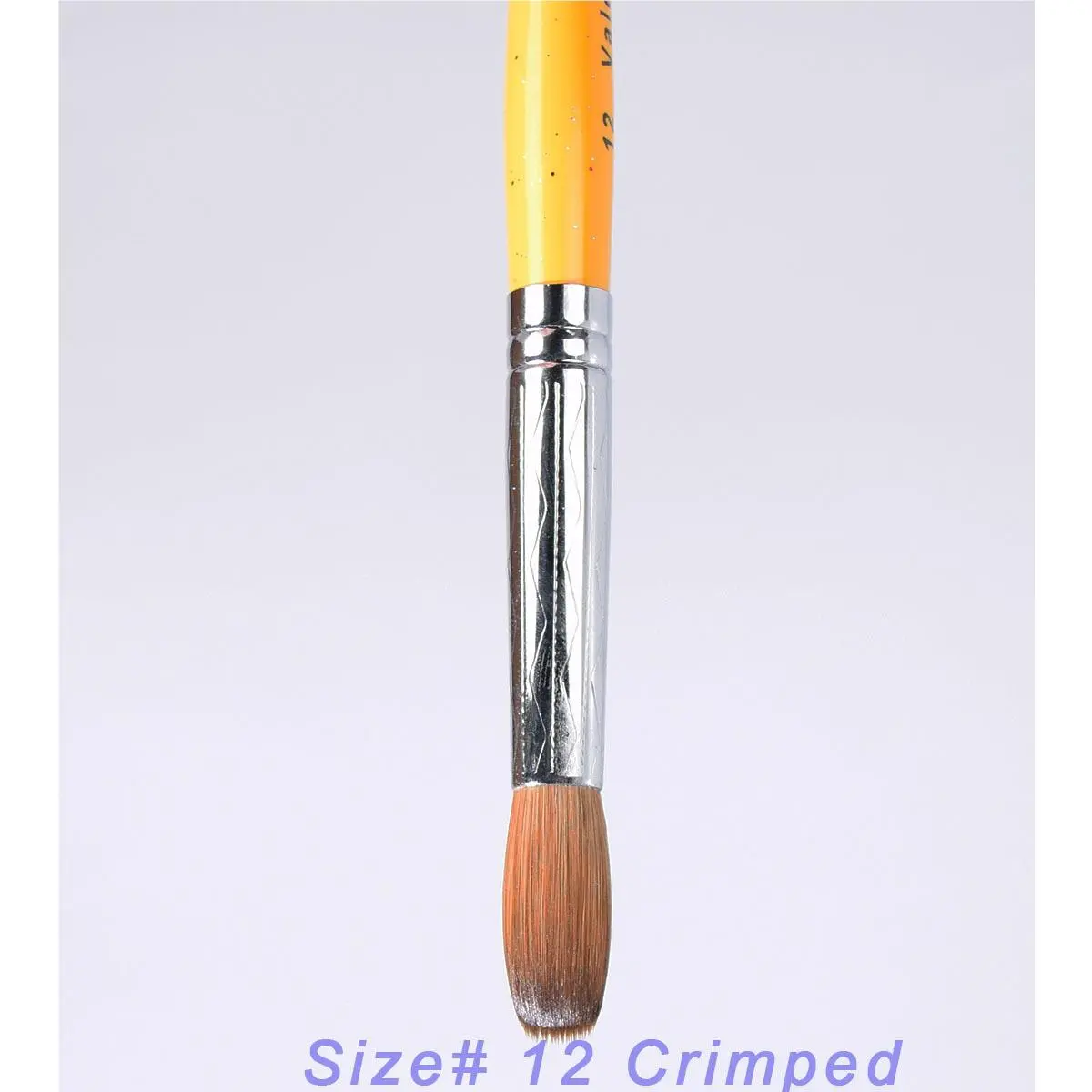 Acrylic Nail Powder Brush Crimped Pick Your Sizes Size #12 Crimped by Valentino