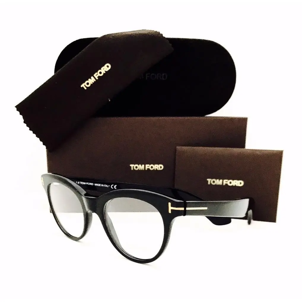 Tom Ford Eyeglasses TF 5378 001 Black 49•20•145 with Case