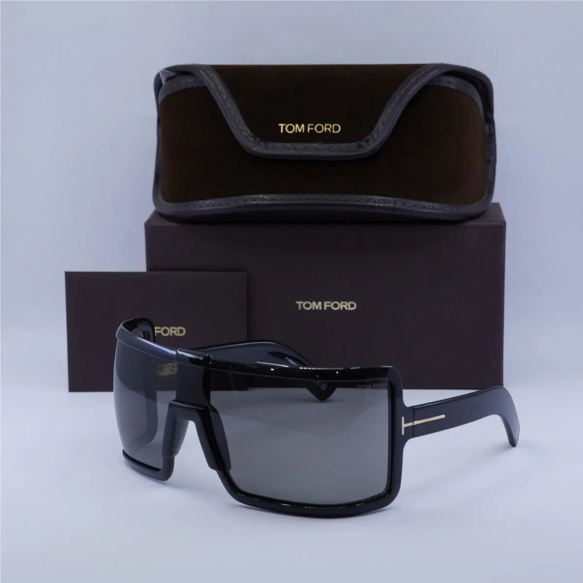 Tom Ford Parker FT1118 01E Sunglasses Black Frame Brown Lenses
