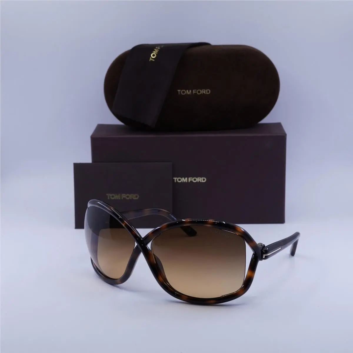 Tom Ford FT1068 52F Dark Havana/brown Gradient 68-15-115 Sunglasses