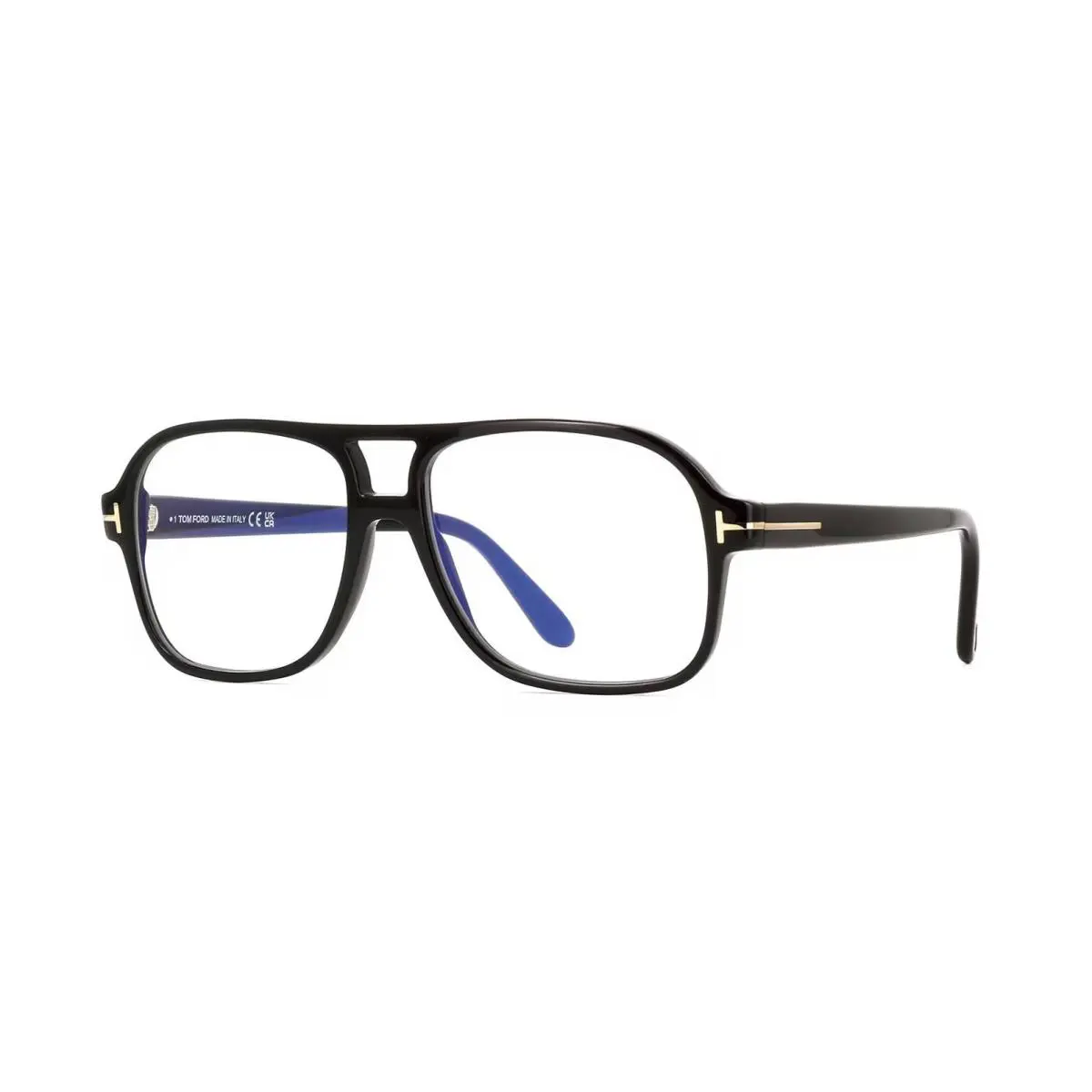 Tom Ford FT6058-B Blue Block Shiny Black 001 Eyeglasses