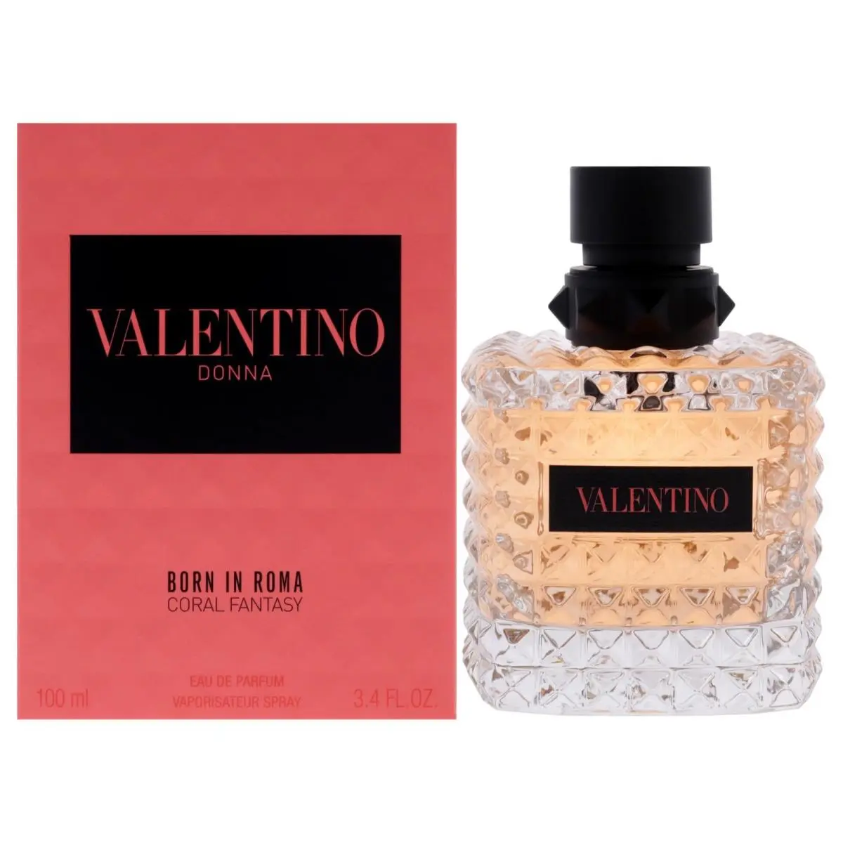 Donna Born In Roma Coral Fantasy 3.4 Ounce Pack of 1 by Valentino