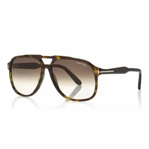 Tom Ford FT 0753 Raoul 52K Dark Havana/brown Gradient Men`s Sunglasses - Frame: Brown, Lens: Brown