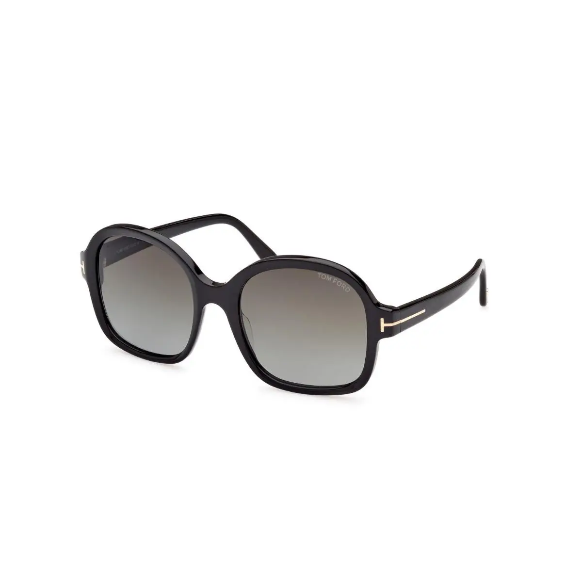 Tom Ford FT1034 01B Shiny Black/smoke Gradient Sunglasses