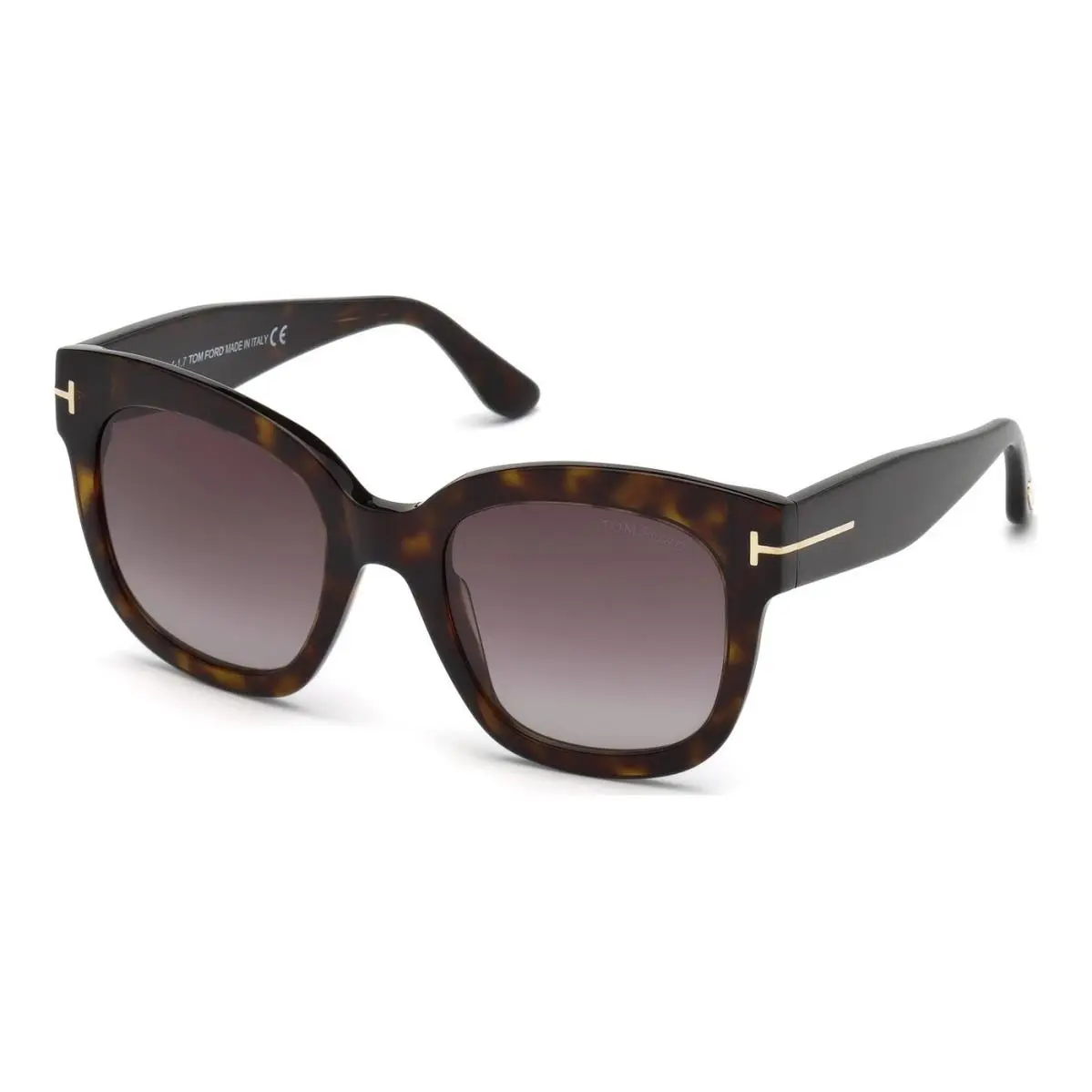 Women  FT0613 52T Dark Havana - Bordeaux Sunglasses 52mm /nwt/authentic by Tom Ford