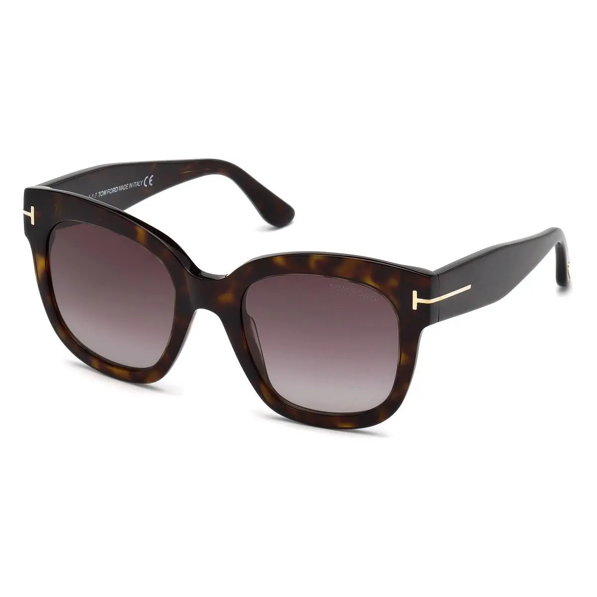 Women Tom Ford FT0613 52T Dark Havana - Bordeaux Sunglasses 52mm /nwt/authentic