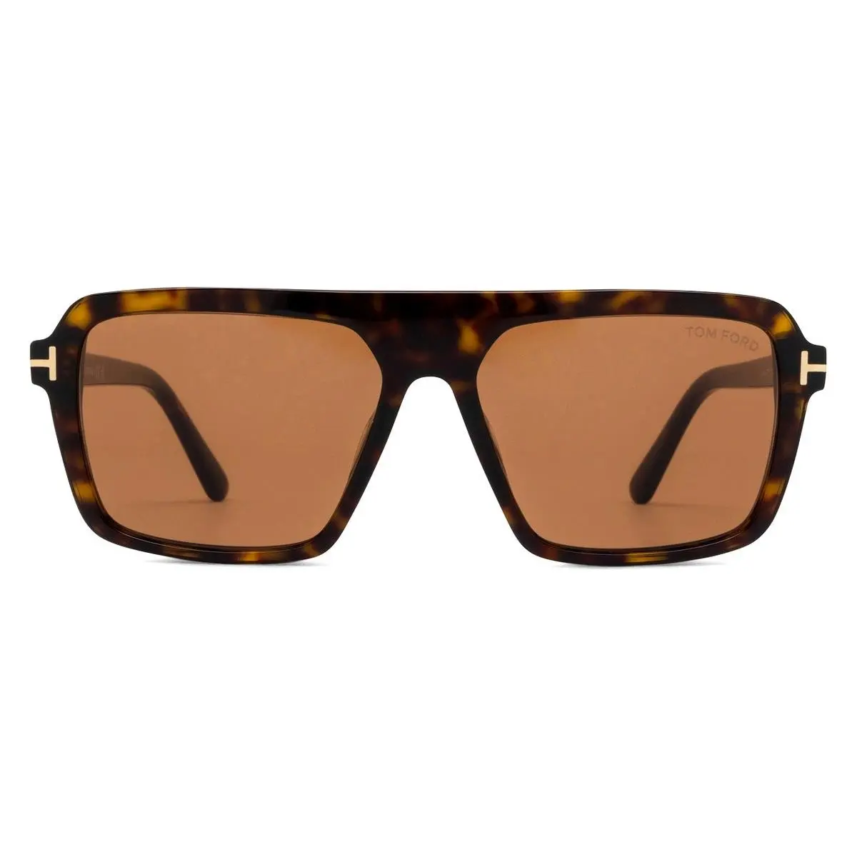 FT1176 Vincent Sunglasses Male Dark Havana 56mm by Tom Ford