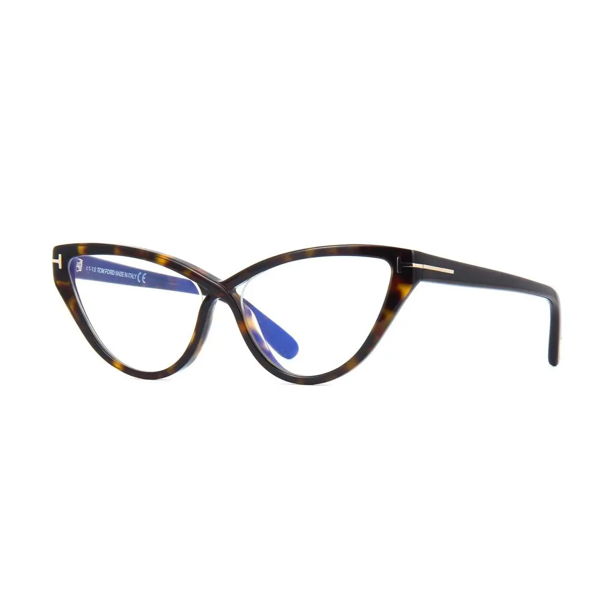 Tom Ford FT 5729-B Blue Block Dark Havana 052 Eyeglasses